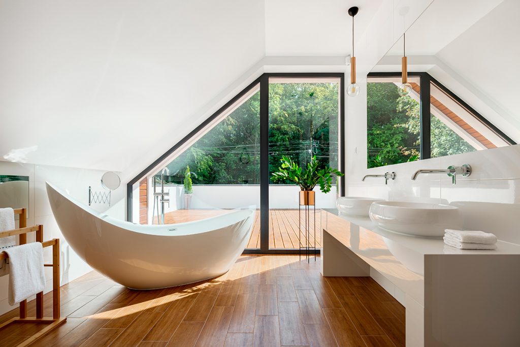 baño en buhardilla